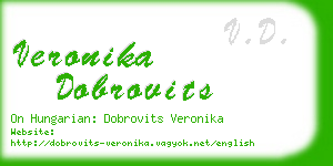 veronika dobrovits business card